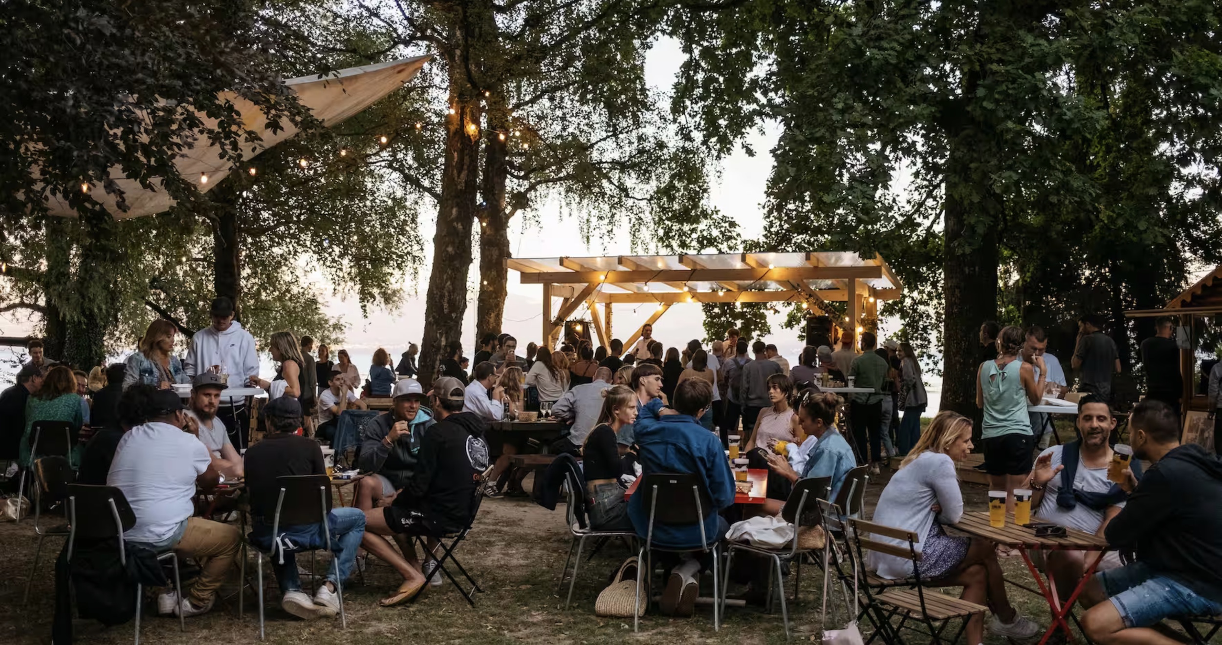 Concert à la Terrasse des Tilleuls